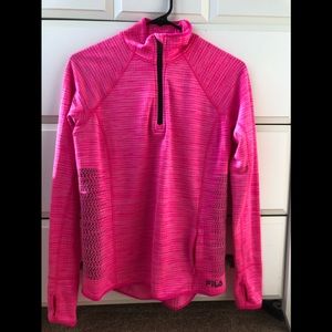 Hot Pink Fila Track Jacket